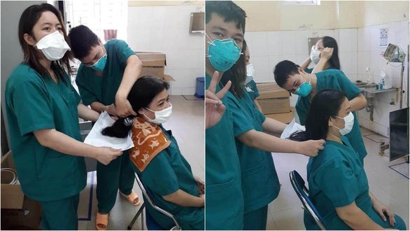 Bác sĩ y tá ở bệnh viện Đà Nẵng chiến đấu với COVID-19